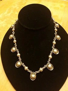 Solid Sterling Silver Modernist 60s necklace 1.7 oz. marked TM -121 925. Taxco - Picture 1 of 10