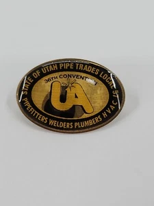 UA Union Pins RETIRED Local 57 36th Convention Salt Lake City Utah Pin HTF RARE - Picture 1 of 3
