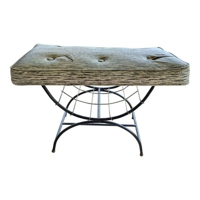 Taburete Mid Century de Kason MCM 1950 reposapiés Foto 1 de 4