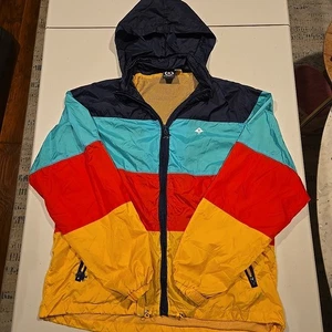 LRG Vintage Full Zip Hooded "Keys To The Bakery Windbreaker", Men's L. - Picture 1 of 24
