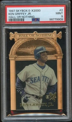 Ken Griffey Jr. 1997 Skybox E-X2000 Hall Or Nothing Seattle Mariners #2 PSA 9 Foto 1 de 2
