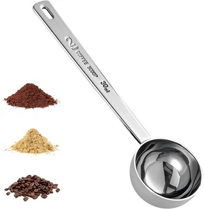 2 cucharadas de café de acero inoxidable - cuchara medidora perfecta para molir - Imagen 1 de 6