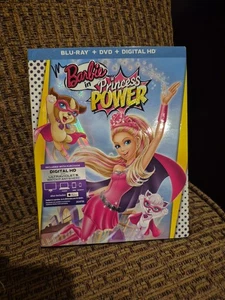 Barbie in Princess Power (Blu-ray/DVD, 2-Disc Set, Kelly Sheridan Britt Irvin) - Picture 1 of 2