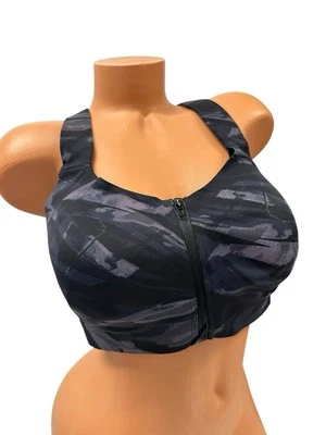 Sujetador deportivo Victorias Secret Knockout cierre frontal soporte alto Dreamy Zebra 36DDD Foto 1 de 4