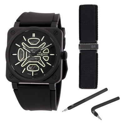 Reloj para hombre Bell and Ross Br 03 automático esfera negra BR03A-LM-SKCE/SRB Foto 1 de 3