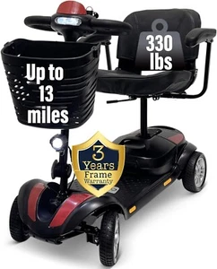 Mobility Scooters for Seniors, Powered Mobility Scooter for Adults with Seat - Picture 1 of 8