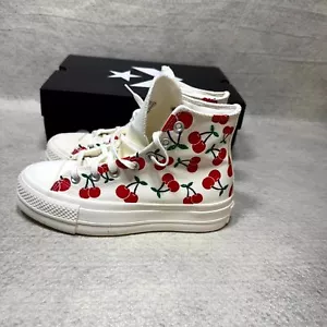 Zapatos de plataforma Converse Lift Festival para mujer con estampado de cereza talla 10 NUEVO - Imagen 1 de 11