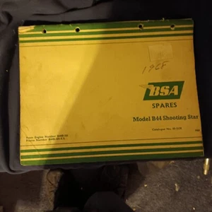 BSA Parts Manual 1968 B44SS #00-5139 - Picture 1 of 9