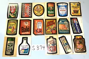TARJETAS TOPPS WACKY PACS 17 DIFERENTES EXCELENTE ESTADO ENVÍO GRATIS EN EE. UU. - Imagen 1 de 13
