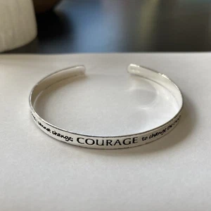 God Grant Me the Serenity Prayer Inspirational Cuff Bracelet & Gifts for Women - Picture 1 of 3