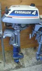 Evinrude 4 Ps, Bootsmotor, 2-Takt, 2-Zylinder-Reihenmotor - Bild 1 von 1