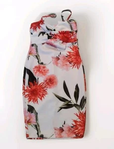 Floral Summer Dress Boohoo UK Size 14 - Picture 1 of 7