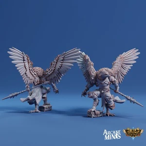 Aarakocra Fighter Ranger Hunter Dungeons and Dragons Arcane Minis D&D Mini 1 - Picture 1 of 4