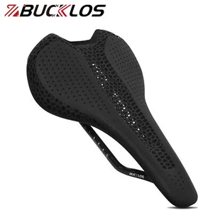 BUCKLOS S-PEFA S8750 3D Printed Bike Saddle Seat Carbon Fiber 260x143mm Cushion - Picture 1 of 7