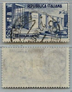 REPUBBLICA - 1952 - U - 60 lire 30° Fiera di Milano (685) - Picture 1 of 1
