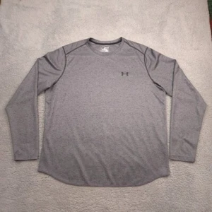 Under Armour HeatGear Long Sleeve Shirt Men’s 2XL Gray Loose Fit Performance - Picture 1 of 9