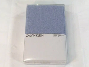 Calvin Klein Pair of 2 Standard Pillow Shams - Ray Periwinkle Cream - Picture 1 of 2