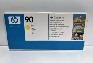 Expired 2011 Genuine HP 90 Yellow Printhead & Cleaner C5057A - Picture 1 of 2