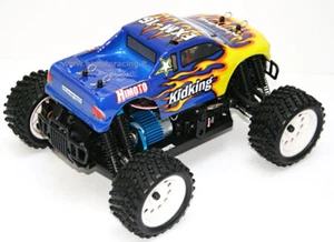 hi4186 EXM-16 MONSTER TRUCK 1:16 MOTORE RC-380 RTR HIMOTO auto rtr - Foto 1 di 1