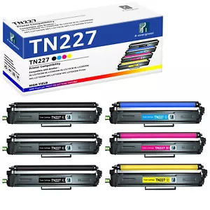 TN227 TN223 Toner Cartridge replacement for Brother HL-L3270CDW HL-L3290CDW Lot - Picture 1 of 12