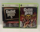Guitar Hero 5 and Guitar Hero Aerosmith Xbox 360 Tested CIB Complete