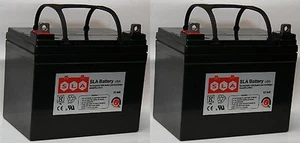 (Two) 12V 35AH Wheelchair Scooter Battery Replace 35ah Excel XL-U1 12-Volt 35-Ah - Picture 1 of 1