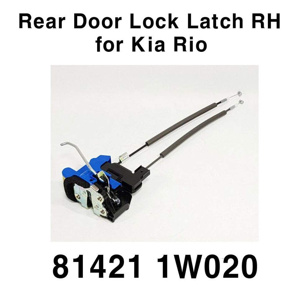 Cierre de cerradura de puerta trasera lado derecho del pasajero OEM 814211W020 para Kia Rio 2012-2017 Foto 1 de 4
