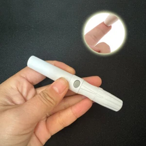 Lancet Pen For Diabetics Adjustable Blood Sampling Glucose Pen Lancing Device - Picture 1 of 11