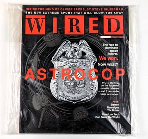 Wired Magazine April 2002 Astrocop: US Space Command ~ Still in the Plastic - Picture 1 of 3