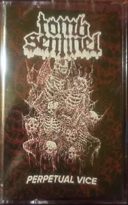 Tomb Sentinel - Perpetual Vice(Tape/2022)VHS MORGUED TO THE DOGS NECROVEG JENKEM - Picture 1 of 1