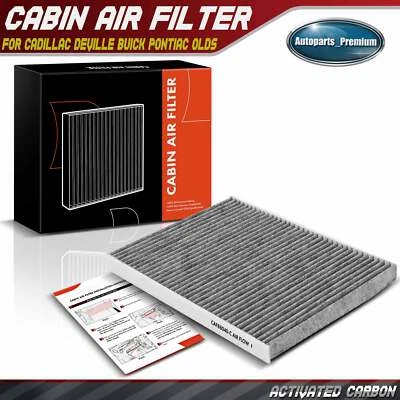 Activated Carbon Cabin Air Filter for Cadillac DeVille DTS Buick Lesabre Pontiac - Image 1 of 4
