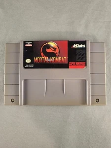 Mortal Kombat, SNES, Loose, Authentic! - Picture 1 of 3