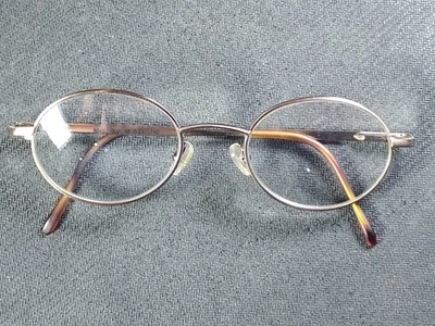 Antigo Armações de óculos Givenchy bronze oval 1045 002 48-21 140 França - Imagem 1 de 4