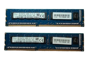 Hynix HMT451U7AFR8C-PB 4GB 1Rx8 PC3 12800E Memory Module w60 - Picture 1 of 2