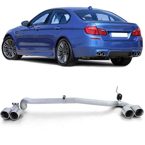 Auspuff Endrohr Duplex Sport Look Umbau für 5er BMW F10 F11 520 525 528 530 - Picture 1 of 10