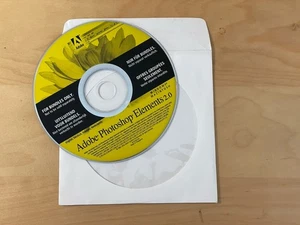 Disque d'installation original Adobe Photoshop Elements 2.0 avec série - Photo 1/1