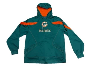 Felpa con cappuccio Reebok On-Field MIAMI DOLPHINS NFL Sideline XL uomo X-Large - Foto 1 di 6