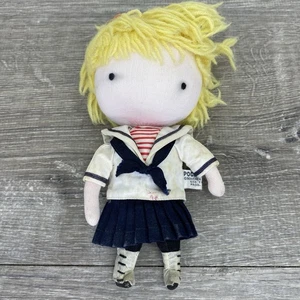 Vintage 1966 Joan Walsh Anglund Pocket Dolls 7" marinaio ragazza giallo biondo filato capelli - Foto 1 di 9