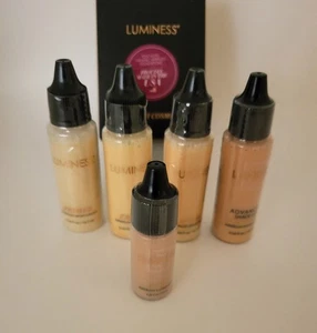-5 Luminess Advanced Shade 030 Silk 4-In-1 Foundation Primer Airbrush Bundle - Picture 1 of 9
