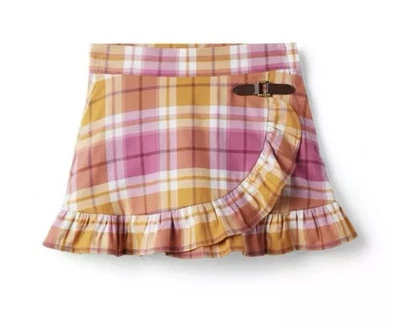 Falda envolvente con volantes a cuadros Janie and Jack - Nueva con etiquetas - 6-12 m Foto 1 de 4