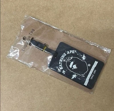 BAPE 2025 Black ID Card Holder – Travel Luggage Tag Accessory Gift – NWT - Image 1 of 4