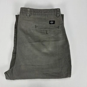 Vintage DOCKERS By Levi’s Khakis Pants Mens W38 L24 Faded Green Straight Classic - Picture 1 of 9