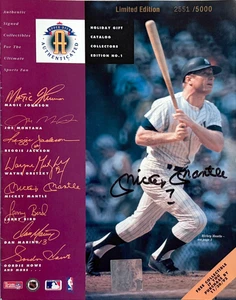 Mickey Mantle Signed 1992 Upper Deck Authenticated Catalog Ltd 2551/5000 UDA - Picture 1 of 6