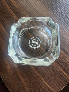 Vintage Sheraton Hotel “S” Glass Ashtray - Picture 1 of 2