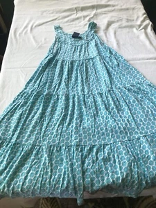 Mini Boden Blue Floral Tiered Maxi Dress Girls 11-12Y - Picture 1 of 4
