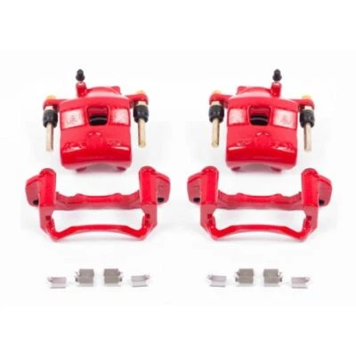 Power Stop S2602 for 99-03 Mazda Protege Front Red Calipers W/brackets - Pair - Изображение 1 из 2