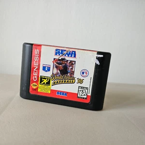 Serie Mundial Béisbol '96 (Sega Genesis, 1996) Cartucho de juego solo probado 1996 - Imagen 1 de 6