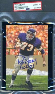 Ron Yary Gem Mint 10 PSA DNA Slabbed Signed Goal Line Autograph GLAC - Picture 1 of 1
