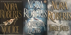 BCE lot (3 hc/dj) Nora Roberts HOT Ice, NORTHERN lights AND THREE fates - Imagen 1 de 5