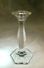 A.H. HEISEY & CO. #5 PATRICIAN CRYSTAL CLEAR 9-1/4" TALL CANDLEHOLDER MARKED!
